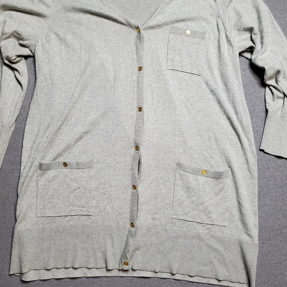 Diane Gilman Gray Cardigan - Picture 2 of 9